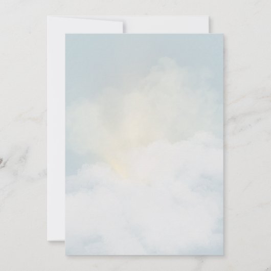 Gold Crescent Moon Mosque Silhouette Iftar Dinner 招待状 (裏面)