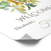 Gold Cross Leaves First Holy Communion   ポスター (角)