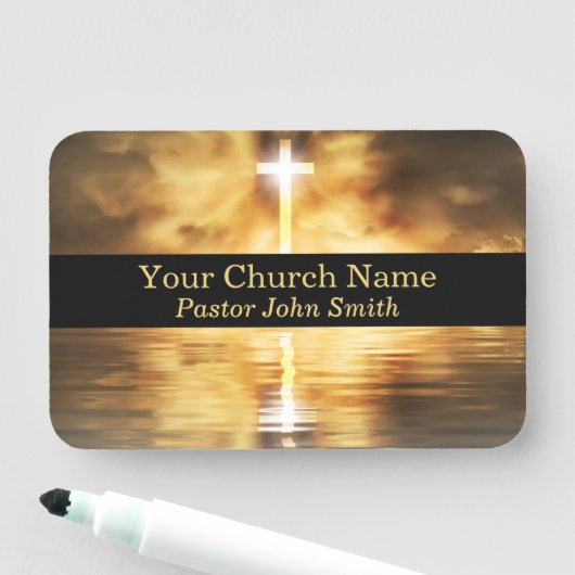 Gold Cross Reflection Church  名札 (インサイチュ)