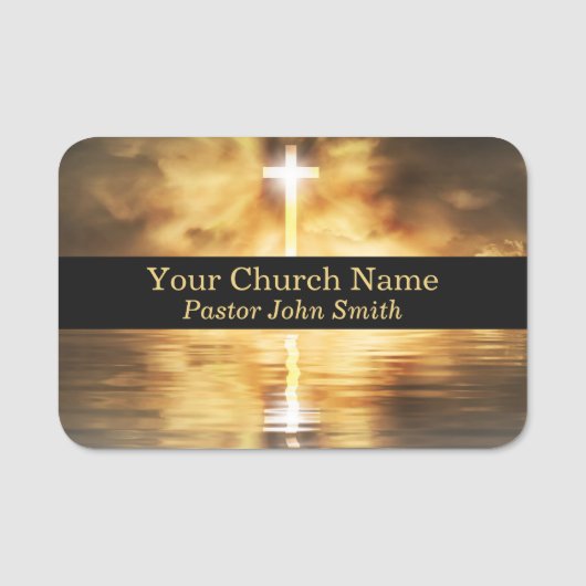 Gold Cross Reflection Church  名札 (正面)