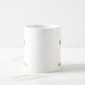 Gold Cross Religious Teacher Mug Personalized コーヒーマグカップ (中央)