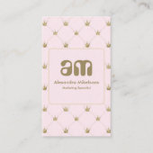 Gold Crown Minimal Elegant 名刺 (正面)