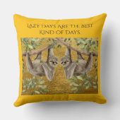 Gold Cushion - Sloths クッション (裏面)