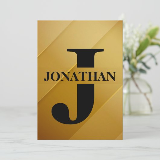 Gold Dad Initial Name Appreciation Design シーズンカード (スタンド正面)