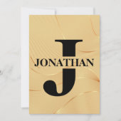 Gold Dad Initial Name Appreciation Design シーズンカード (正面)