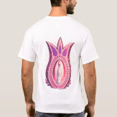 Gold decorative Art Tシャツ (裏面)