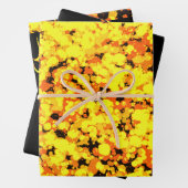 Gold Deer Splattered Paint  ラッピングペーパーシート (インサイチュ)