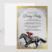 Gold Derby Horse Racing Party Invitation 2026 招待状 (正面/裏面)