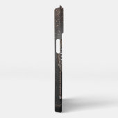 Gold Diamond Bird Emblem ✨ Luxury Royal Elegant iPhoneケース (右側面)