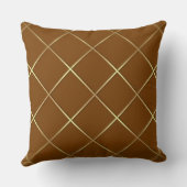 Gold Diamond Throw Pillow クッション (裏面)