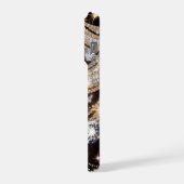 💎 Gold Diamond Waves ✨ Luxe Shimmer Abstract 💎 iPhoneケース (左側面)