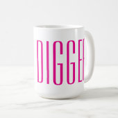 Gold Digger coffee mug コーヒーマグカップ (正面右)