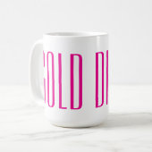 Gold Digger coffee mug コーヒーマグカップ (正面左)