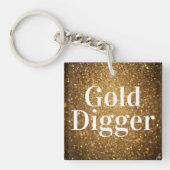Gold Digger keychain gift キーホルダー (正面)