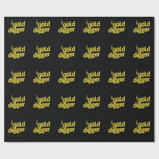 Gold Digger Spitzhacke Pickel Werkzeug ラッピングペーパー (フラット)
