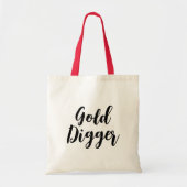 Gold Digger tote bag トートバッグ (正面)