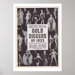 Gold Diggers of 1933 ポスター