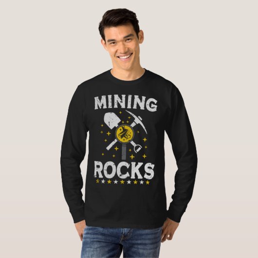 Gold Digging Gold Mining Gold Panning Gold Mine Tシャツ (正面フル)