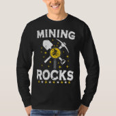 Gold Digging Gold Mining Gold Panning Gold Mine Tシャツ (正面)