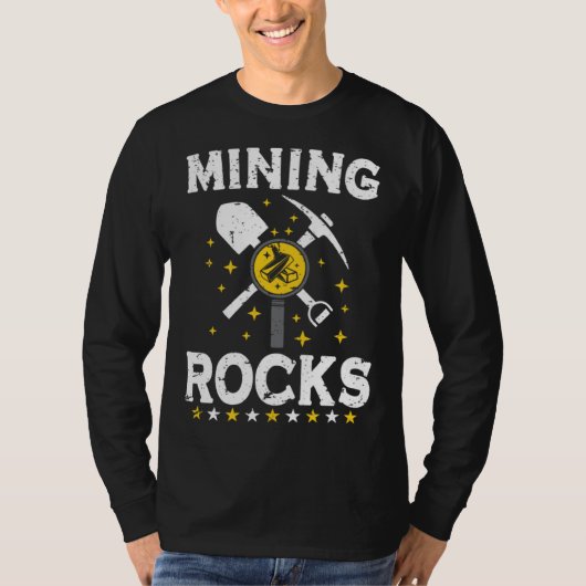 Gold Digging Gold Mining Gold Panning Gold Mine Tシャツ (正面)