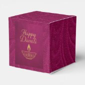 Gold Diya Happy Diwali フェイバーボックス (裏面サイド)