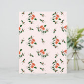 Gold Dots and Hand-Painted Florals Blush Pink (スタンド正面)