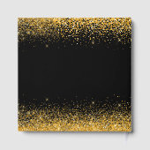 Gold Dress Faux Glitter Quinceanera ゲストブック (裏面)