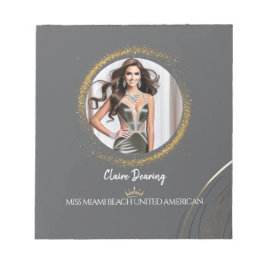 Gold Dust Pageant Titleholder Photo Notepad ノートパッド