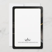 Gold Dust Premium Pageant Promo Card 招待状 (裏面)