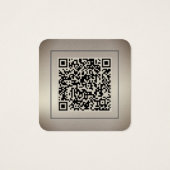 Gold Dust QR Code Photo Profile Card (裏面)