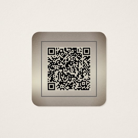 Gold Dust QR Code Photo Profile Card (裏面)