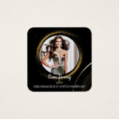 Gold Dust QR Code Photo Profile Card (正面)