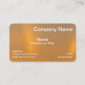 Gold Elegance Professional Business Card 名刺 (正面)