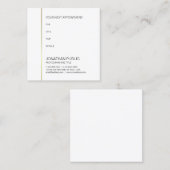 Gold Elegant Dentistアポイントメントのメモの博士 予約カード (正面/裏面)