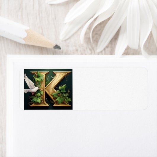 Gold Emboss K ラベル (インサイチュ)