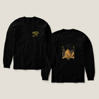 Gold Eye of Horus- Ancient Egyptian Power トライブレンドTシャツ