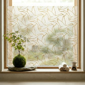 Gold Filigree Art Deco | Goose Antique Cream ウィンドウサイン