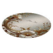 Gold Floral Cutting Board カッティングボード (角)