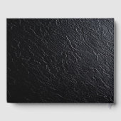 Gold Floral Embellishments Guest Book ゲストブック (裏面)