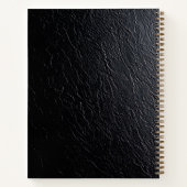 Gold Floral Embellishments Notebook ノートブック (裏面)