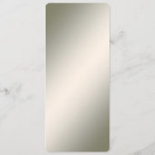 Gold Floral Menu メニュー (裏面)