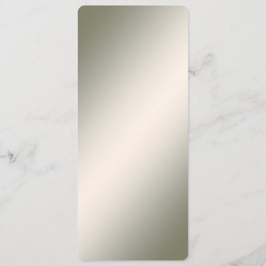 Gold Floral Menu メニュー (裏面)