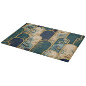 Gold Floral Pattern Cutting Board – Elegant Kitche カッティングボード (角)