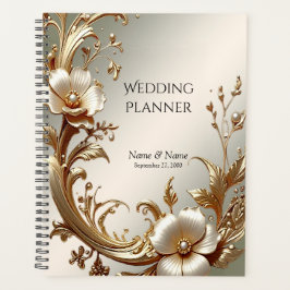Gold Floral Planner プランナー手帳