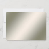 Gold Floral Save The Date セーブザデート (裏面)