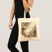 Gold Floral Tote Bag トートバッグ (正面(商品))
