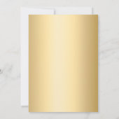 Gold Florals Invitación Bodas de Oro 招待状 (裏面)