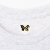 Gold Flower Butterfly with Black Orchid ラベル (貼付)