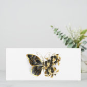 Gold Flower Butterfly with Black Orchid 案内状 (スタンド正面)