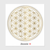 Gold Flower of Life シール (シート)
